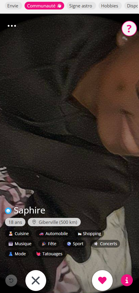 Découverte de profils sur Jacquie Michel Date